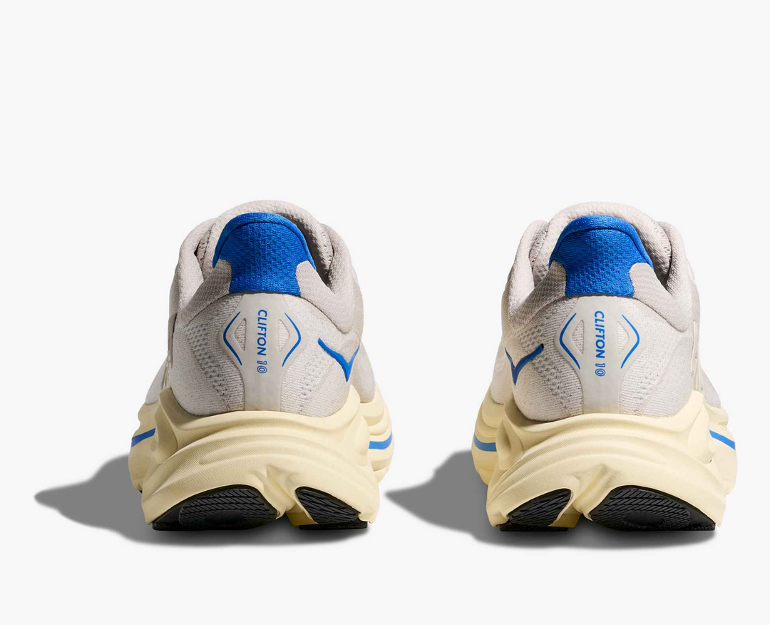 Hoka Clifton 10 – Bege/Azul Claro