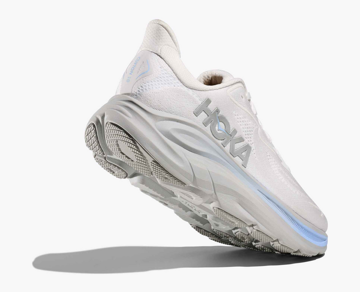 Hoka Clifton 10 – Branco/Azul Claro