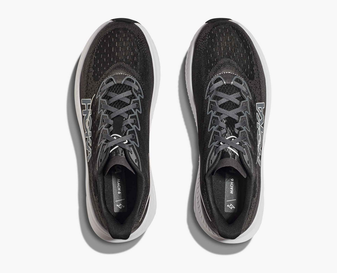 Hoka Mach 6 – Preto/Branco