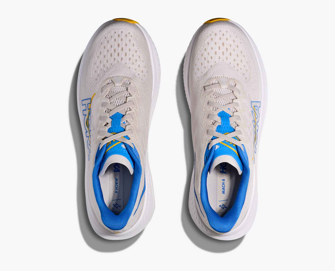 Hoka Mach 6 – Bege/Cinza