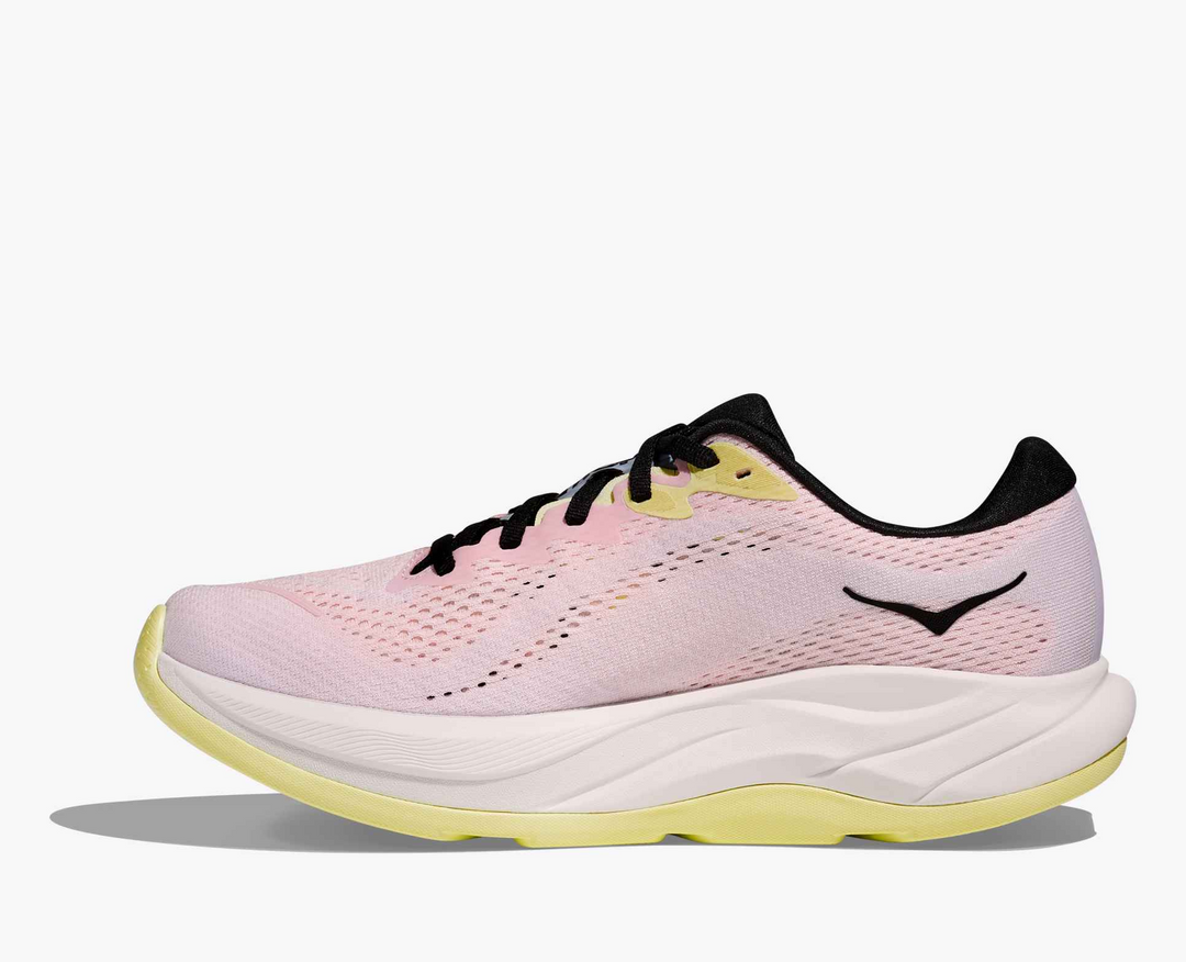 Hoka Rincon 4 - Rosa Claro/Branco/Amarelo
