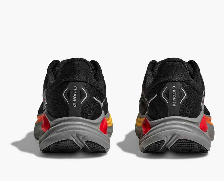 Hoka Clifton 10 – Preto/Cinza Escuro