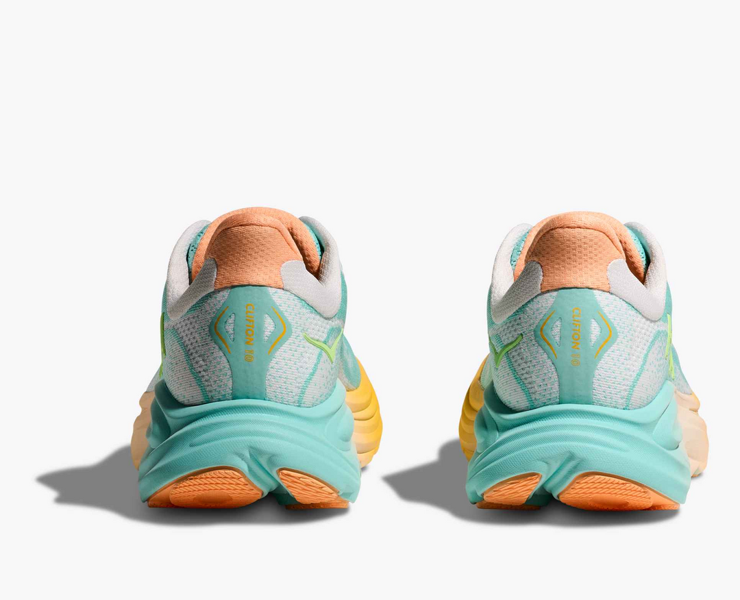 Hoka Clifton 10 - Azul Turquesa/Amarelo