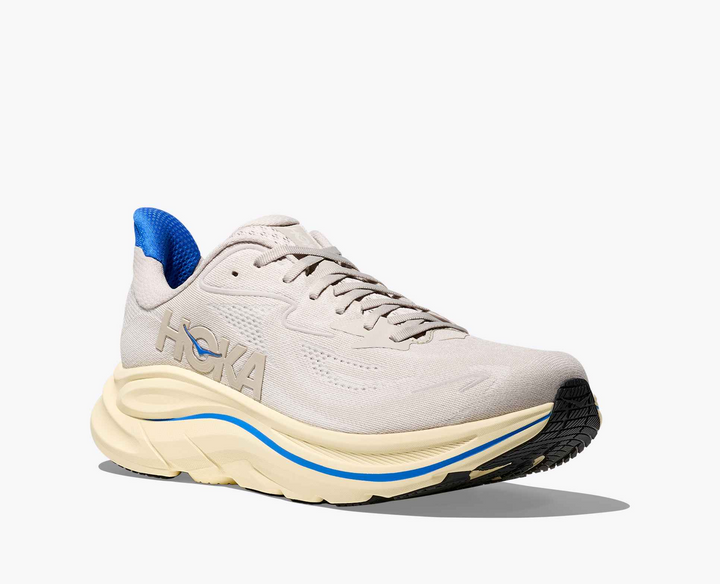 Hoka Clifton 10 – Bege/Azul Claro