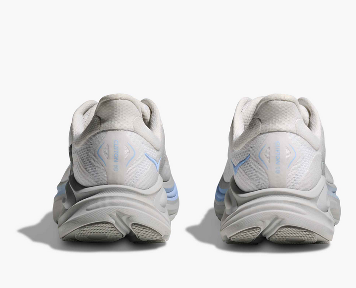 Hoka Clifton 10 – Branco/Azul Claro