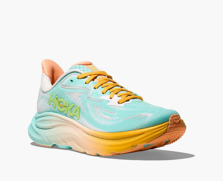 Hoka Clifton 10 - Azul Turquesa/Amarelo