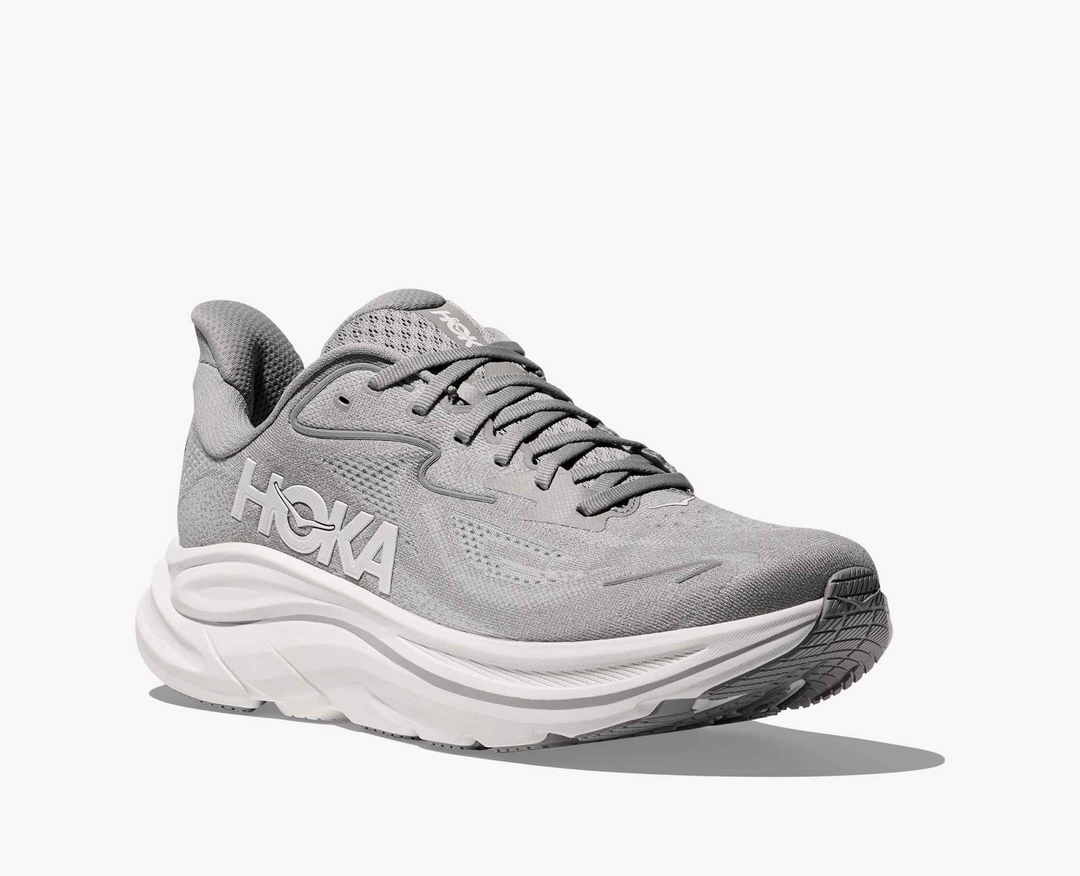 Hoka Clifton 10 – Cinza/Bege Claro
