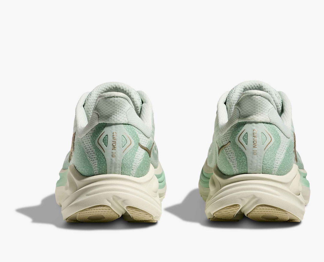 Hoka Clifton 10 - Verde Menta/Bege