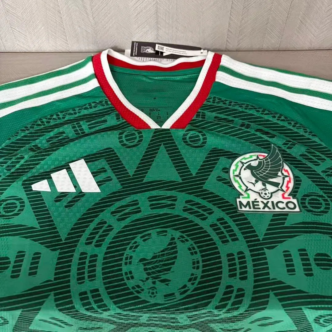 Camisa México Home 2026 Manga Longa - Versão Jogador