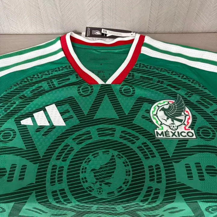 Camisa México Home 2026 Manga Longa - Versão Jogador