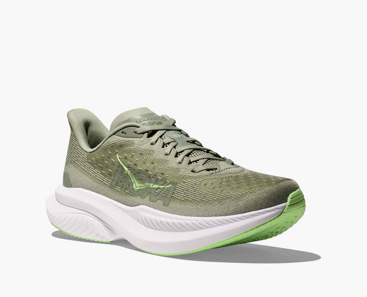 Hoka Mach 6 – Verde Floresta/Maçã Ácida