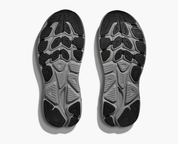 Hoka Clifton 10 – Preto/Cinza Escuro