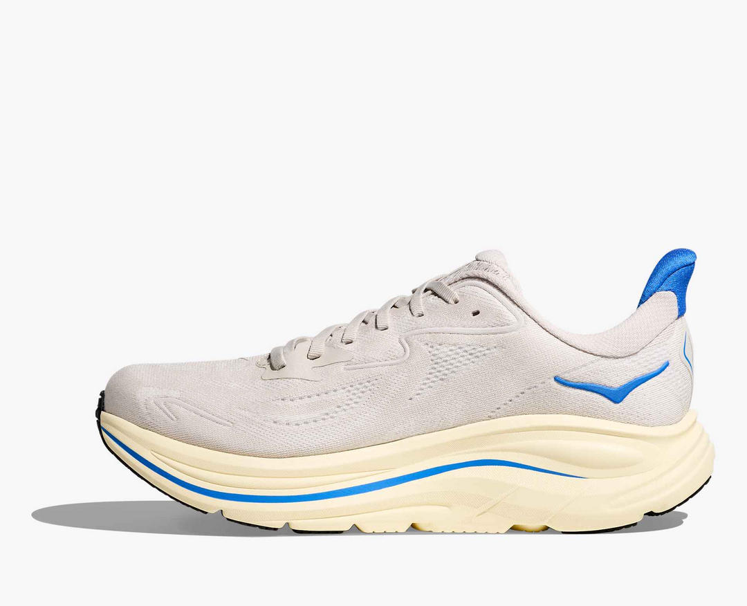 Hoka Clifton 10 – Bege/Azul Claro
