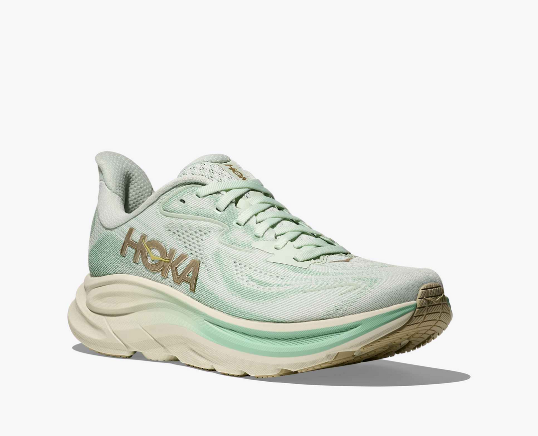 Hoka Clifton 10 - Verde Menta/Bege