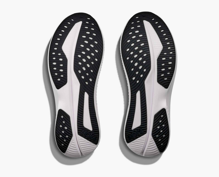 Hoka Mach 6 – Branco/Azul Escuro