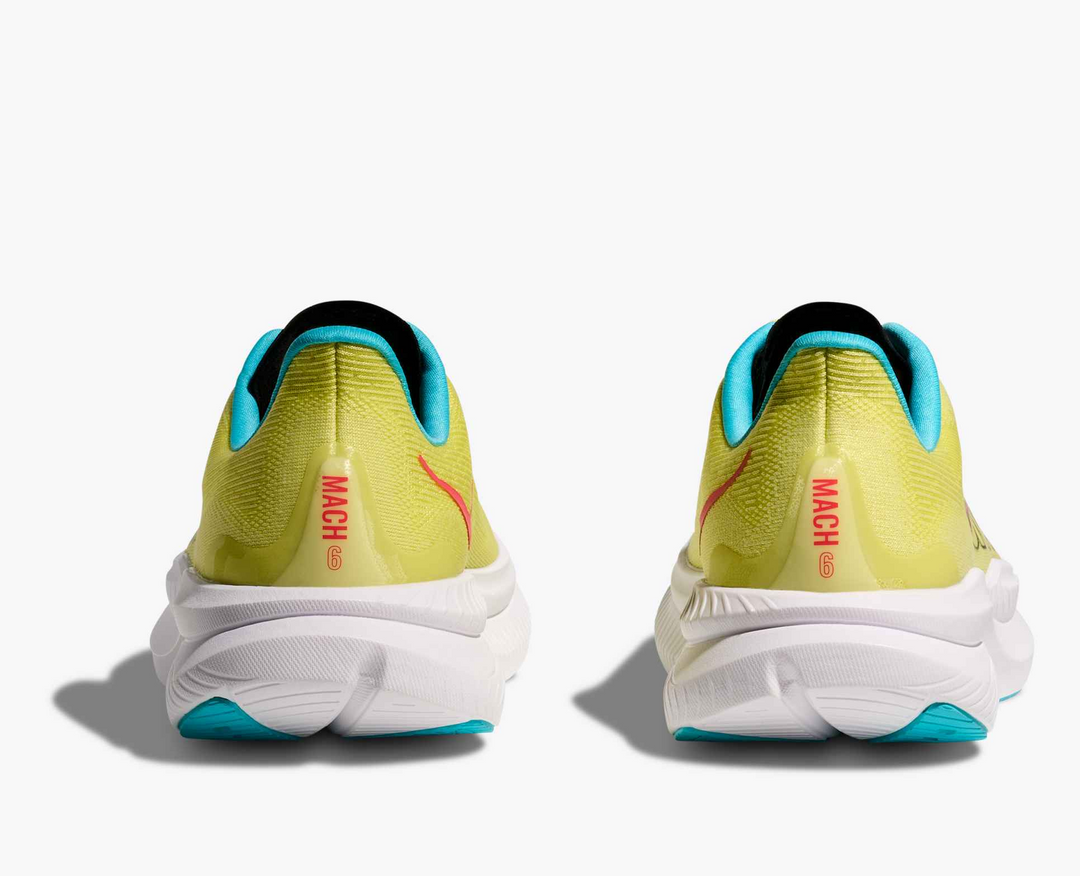 Hoka Mach 6 – Amarelo/Azul