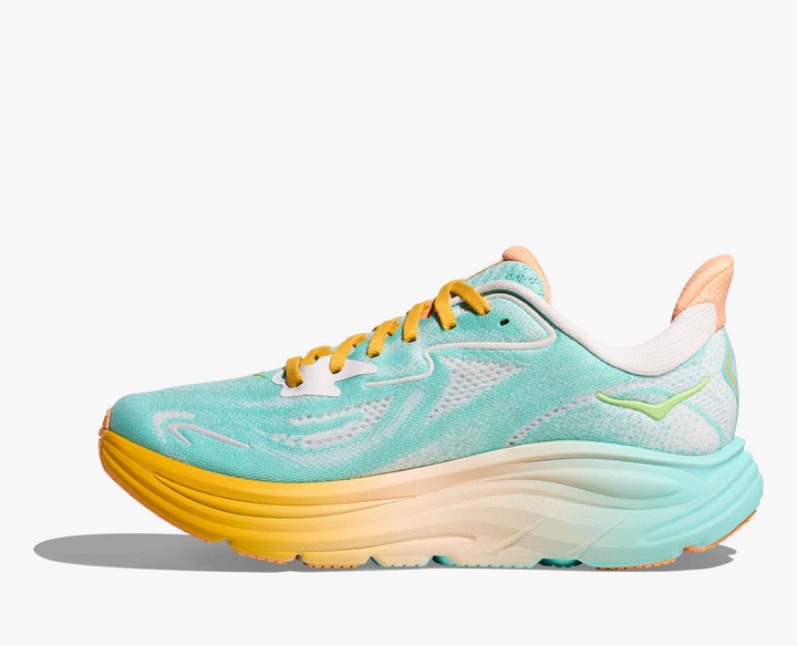 Hoka Clifton 10 - Azul Turquesa/Amarelo