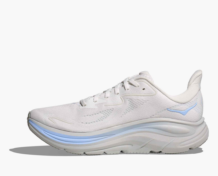 Hoka Clifton 10 – Branco/Azul Claro