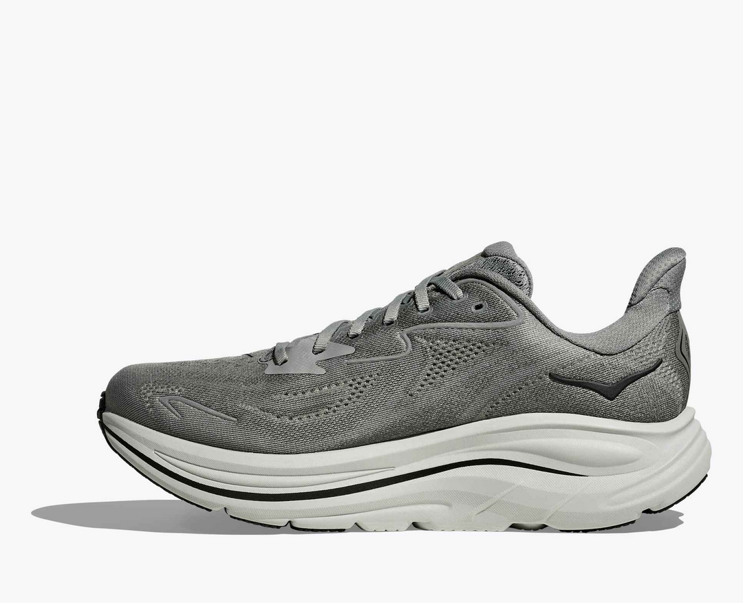 Hoka Clifton 10 – Cinza Escuro/Preto