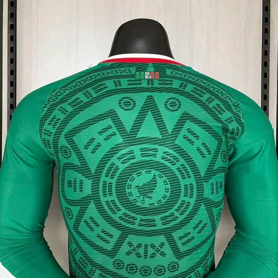 Camisa México Home 2026 Manga Longa - Versão Jogador