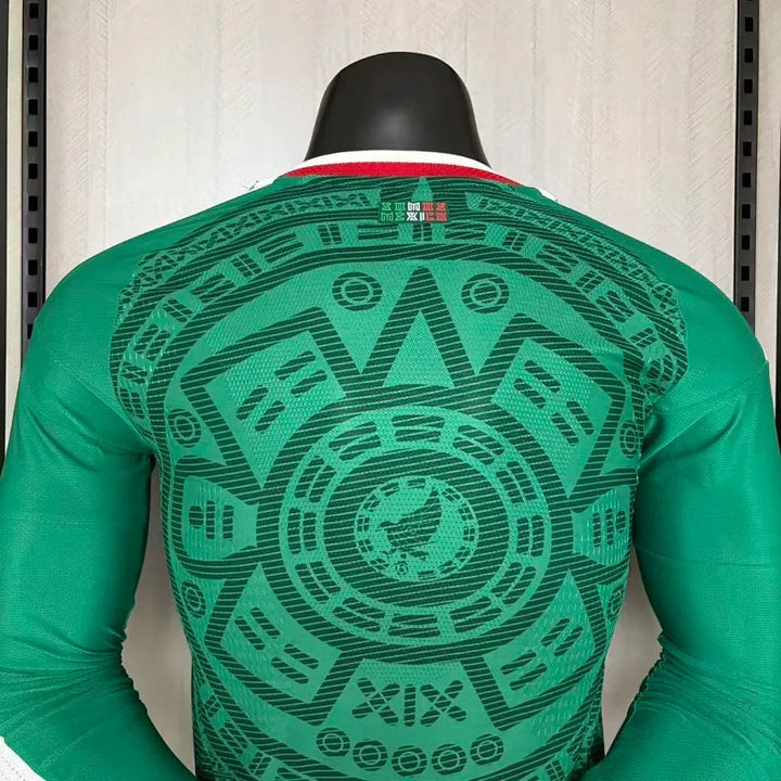 Camisa México Home 2026 Manga Longa - Versão Jogador