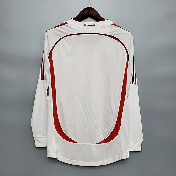 Camisa Retrô Milan 2006/07 UCL Away - Manga Longa