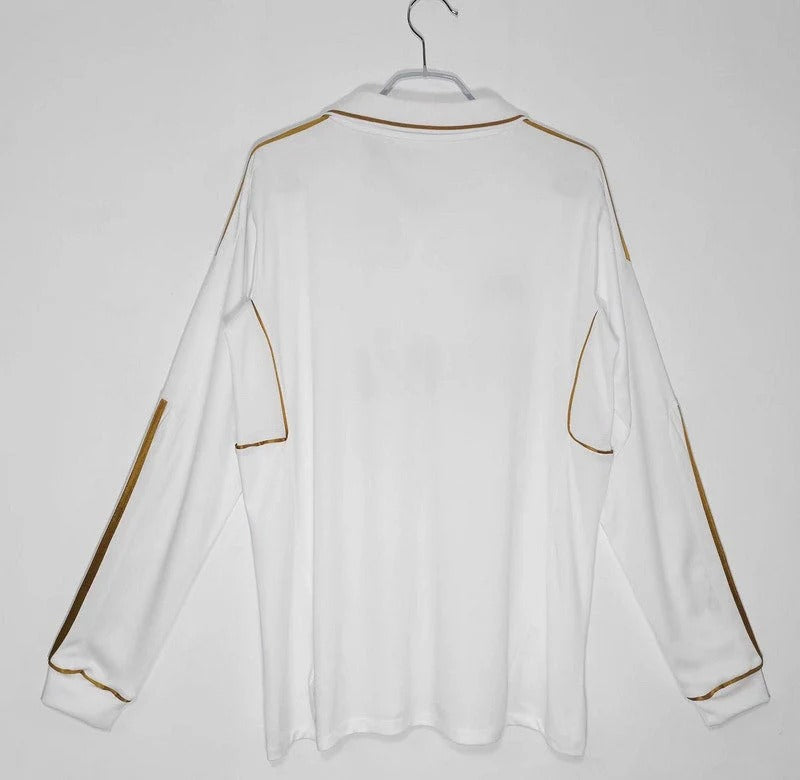 Camisa Retrô Real Madrid 2011/12 Home - Manga Longa