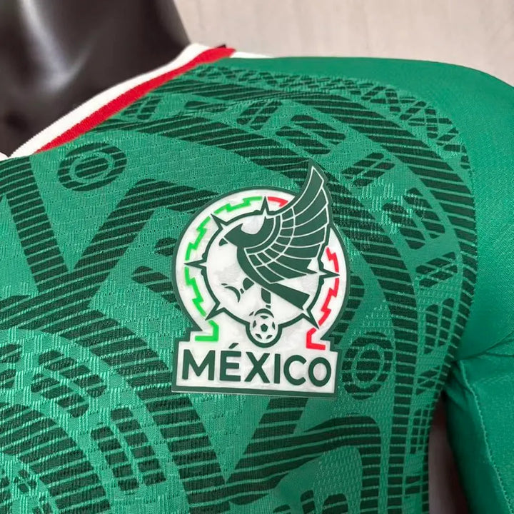 Camisa México Home 2026 Manga Longa - Versão Jogador