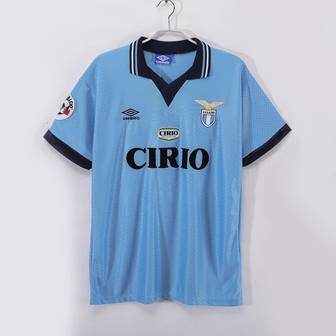 Camisa Retrô Lazio 1996/97 Home (+Patches)