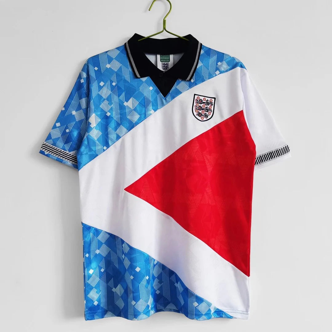 Camisa Retrô Inglaterra 1990 Away Três Cores