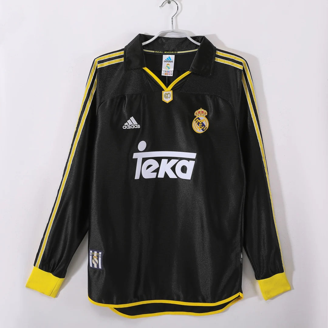 Camisa Retrô Real Madrid 1999/01 Away - Manga Longa