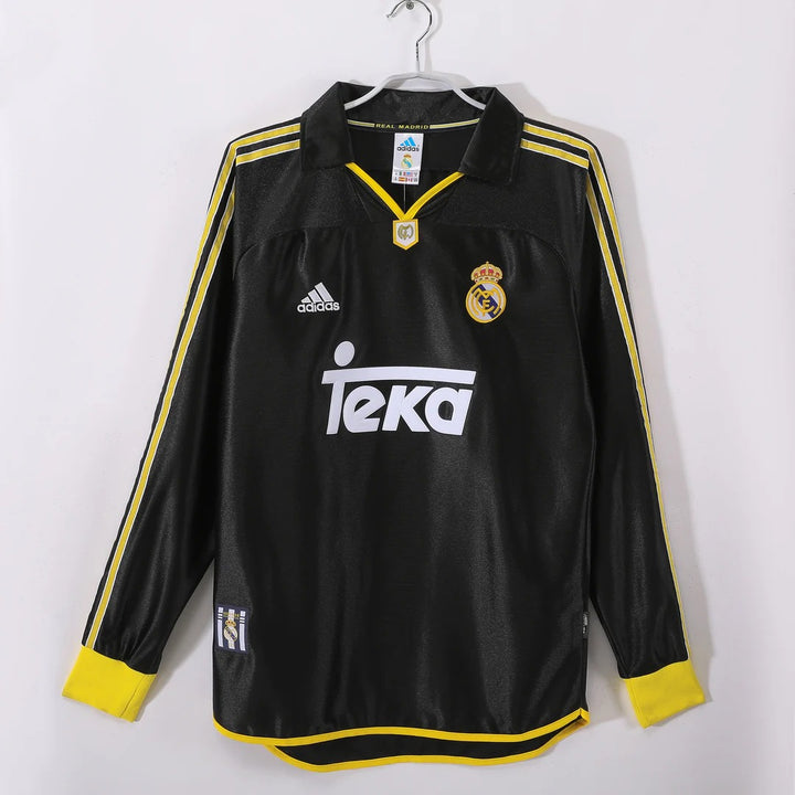 Camisa Retrô Real Madrid 1999/01 Away - Manga Longa