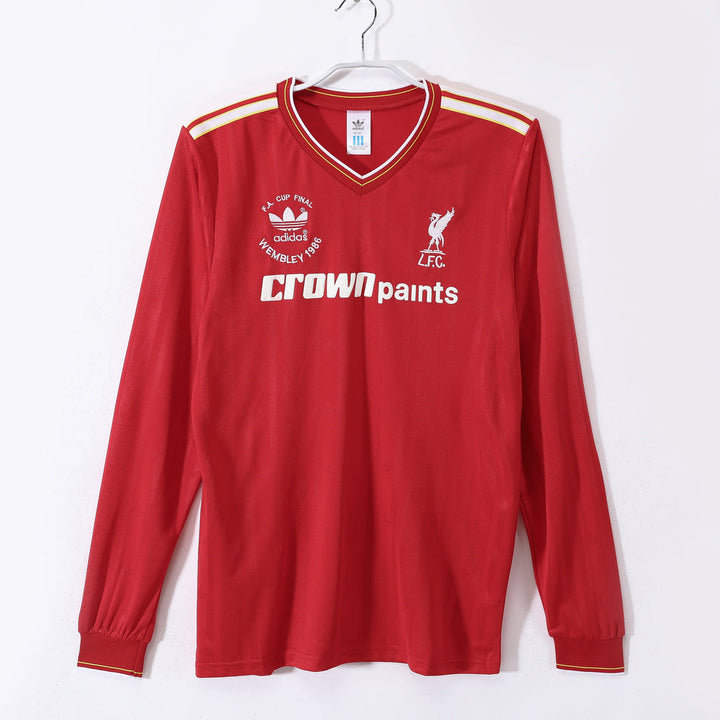 Camisa Liverpool 85/86 Home - Manga Longa
