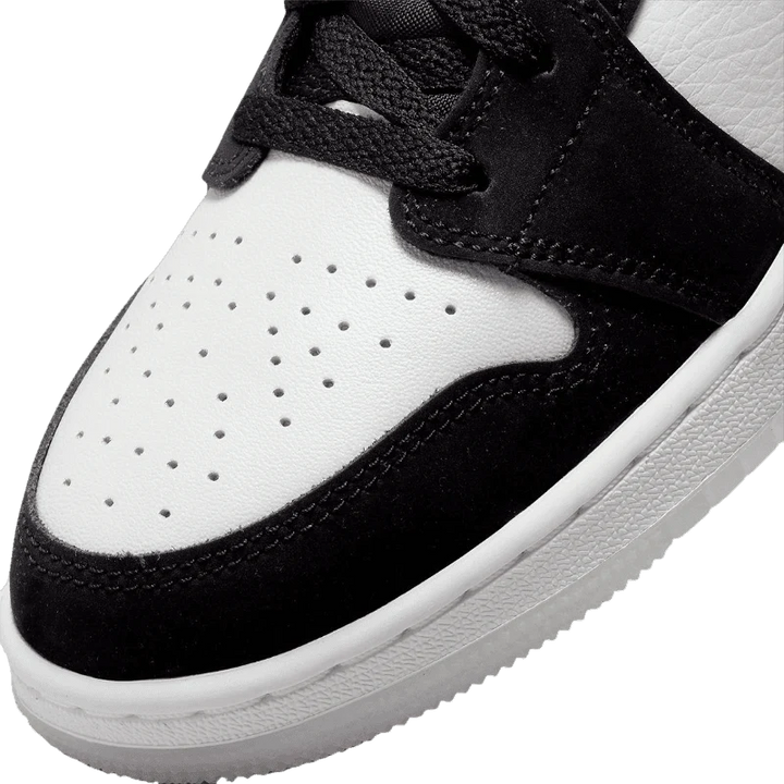 Air Jordan 1 Mid SE Diamond - Preto/Off White/Solado Translúcido