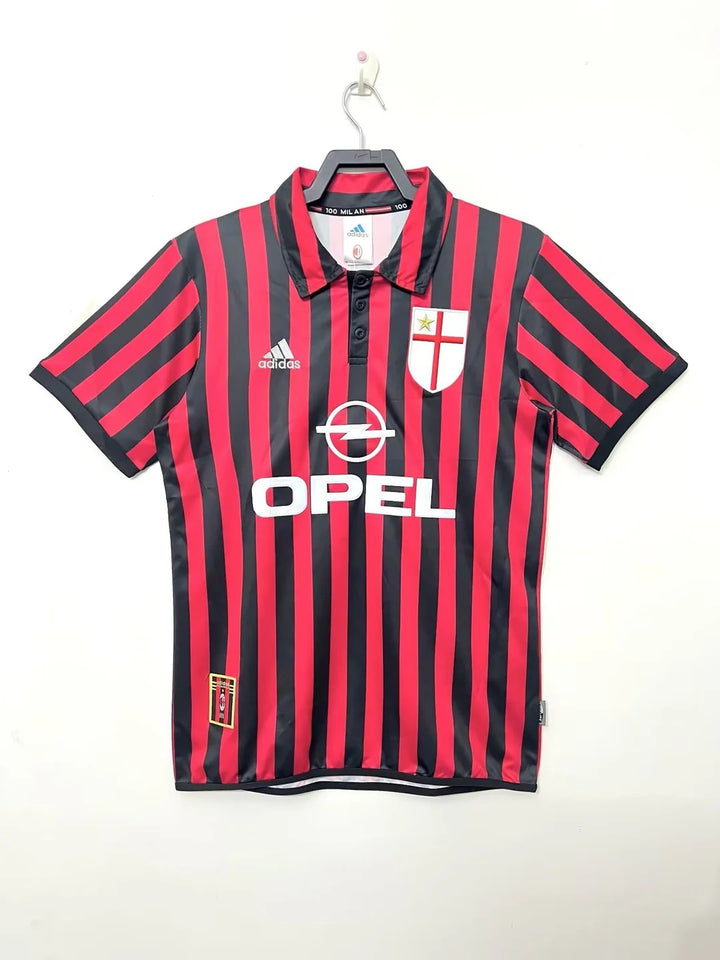 Camisa Retrô Milan 1999/00 Home
