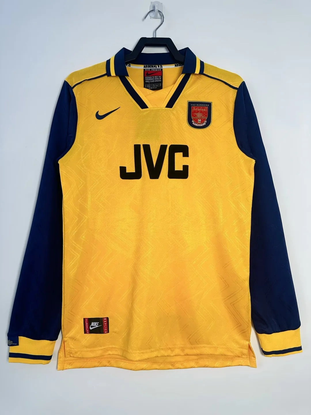 Camisa Retrô Arsenal 1996/97 Away - Manga Longa
