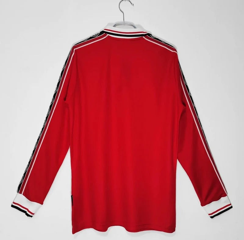 Camisa Manchester United 1998/99 Home - Manga Longa