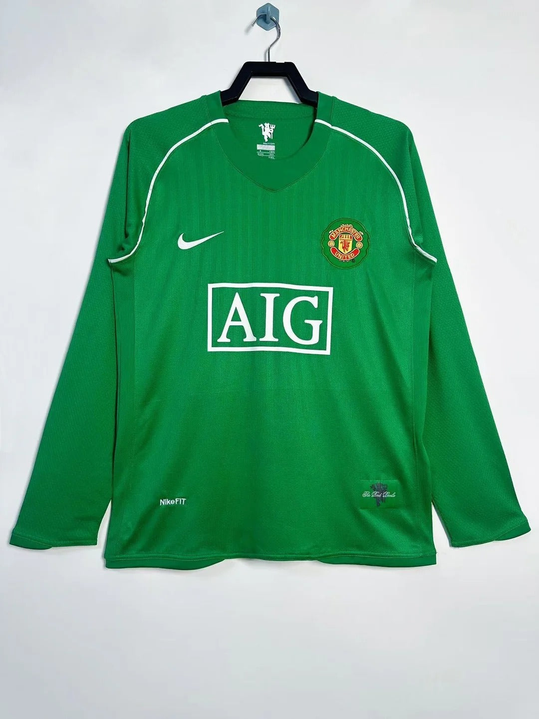 Camisa Retrô Manchester United 2007/08 Goleiro Away - Manga Longa