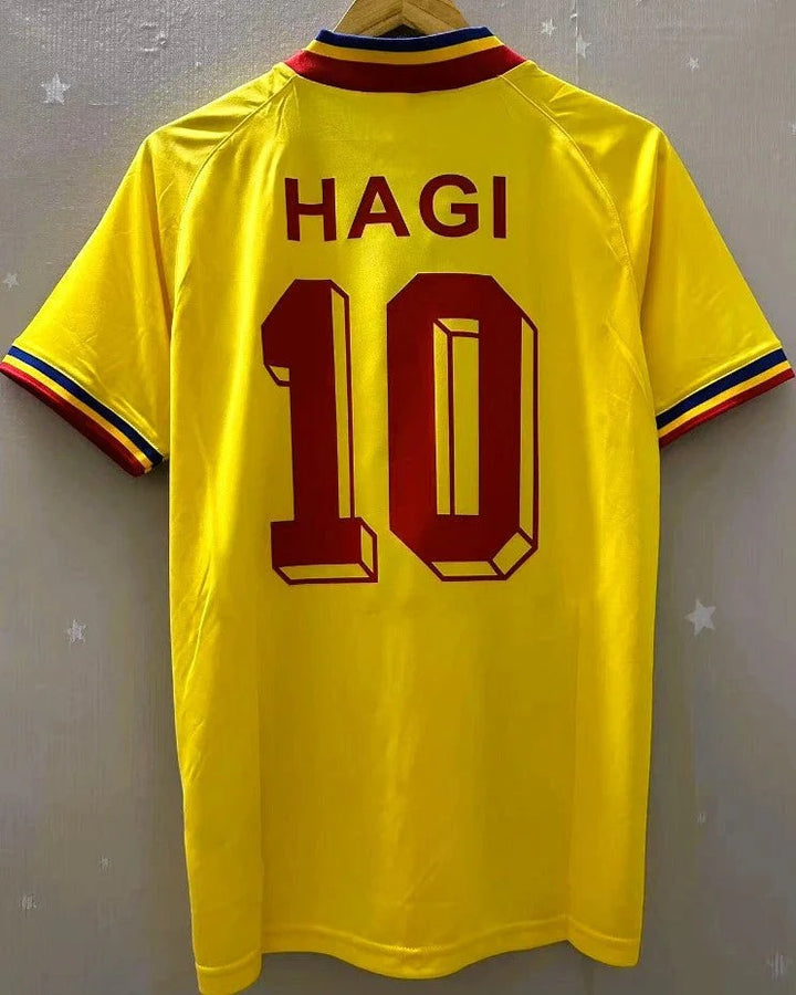 Camisa Retrô Romênia 1994/95 Home - HAGI #10
