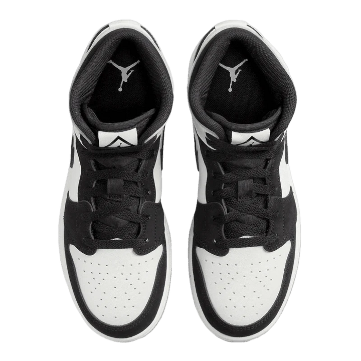 Air Jordan 1 Mid SE Diamond - Preto/Off White/Solado Translúcido