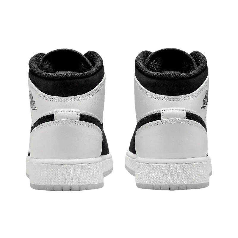 Air Jordan 1 Mid SE Diamond - Preto/Off White/Solado Translúcido