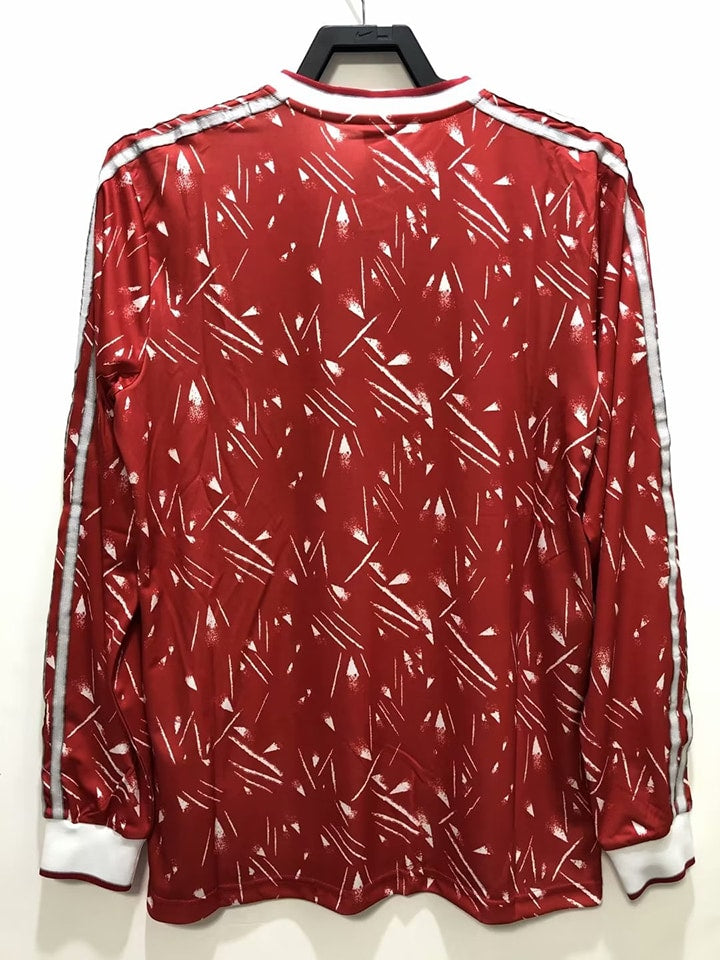 Camisa Liverpool Home Retrô 1989 - Manga longa