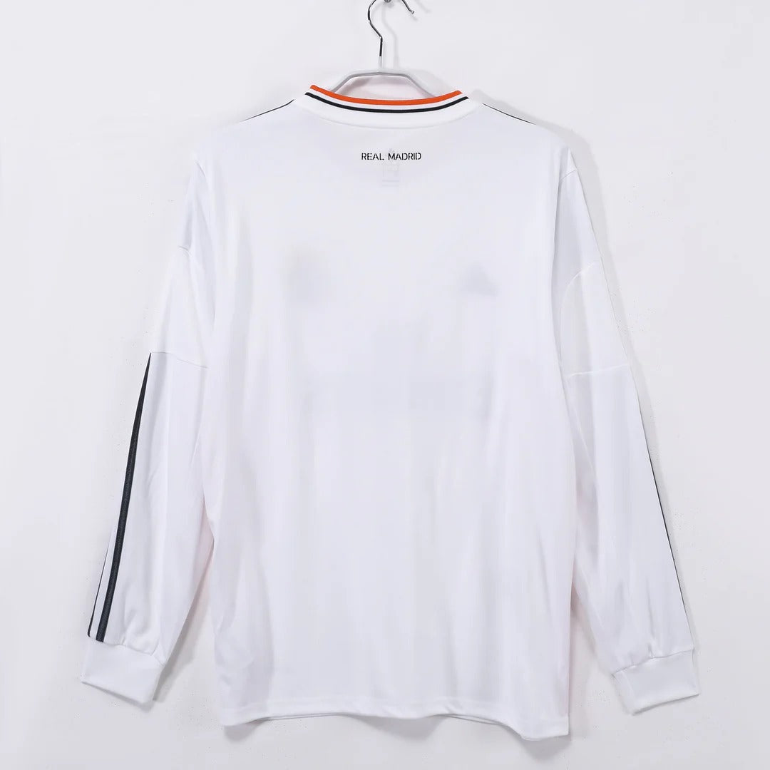 Camisa Retrô Real Madrid 2013/14 Home - Manga Longa