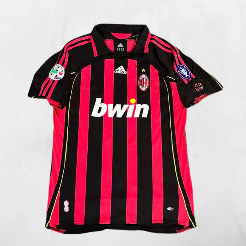 Camisa Retrô Milan 2006/07 Home - Paolo Maldini #3 (+Patches)