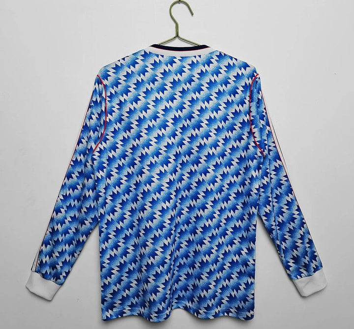 Camisa Retrô Manchester United 1990/91 Away - Manga Longa