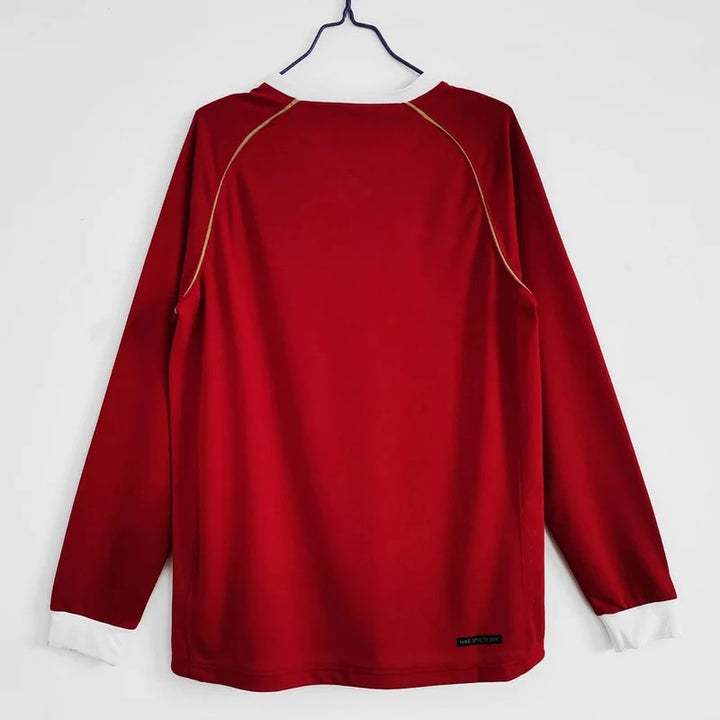 Camisa Retrô Manchester United 2006/07 Home - Manga Longa