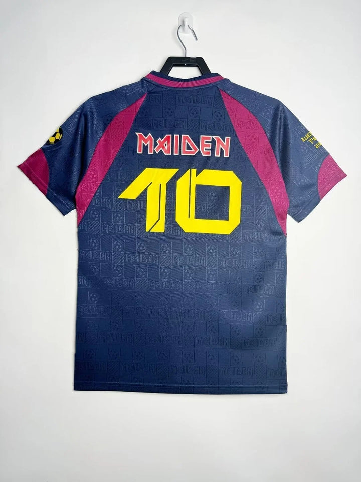 Camisa Retrô West Ham 2010 Iron Maiden - Azul Escuro