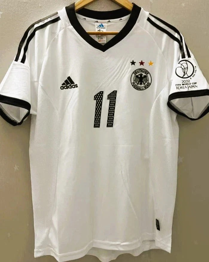 Camisa Retrô Alemanha 2002/03 Home - KLOSE #11 (+Patches)