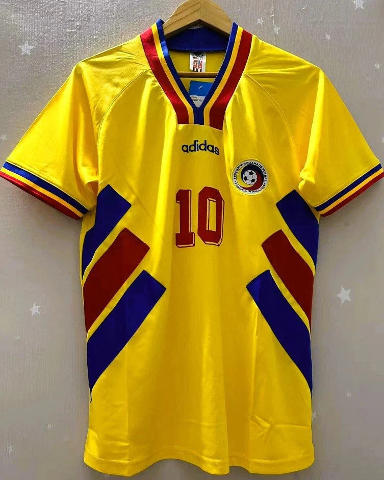 Camisa Retrô Romênia 1994/95 Home - HAGI #10