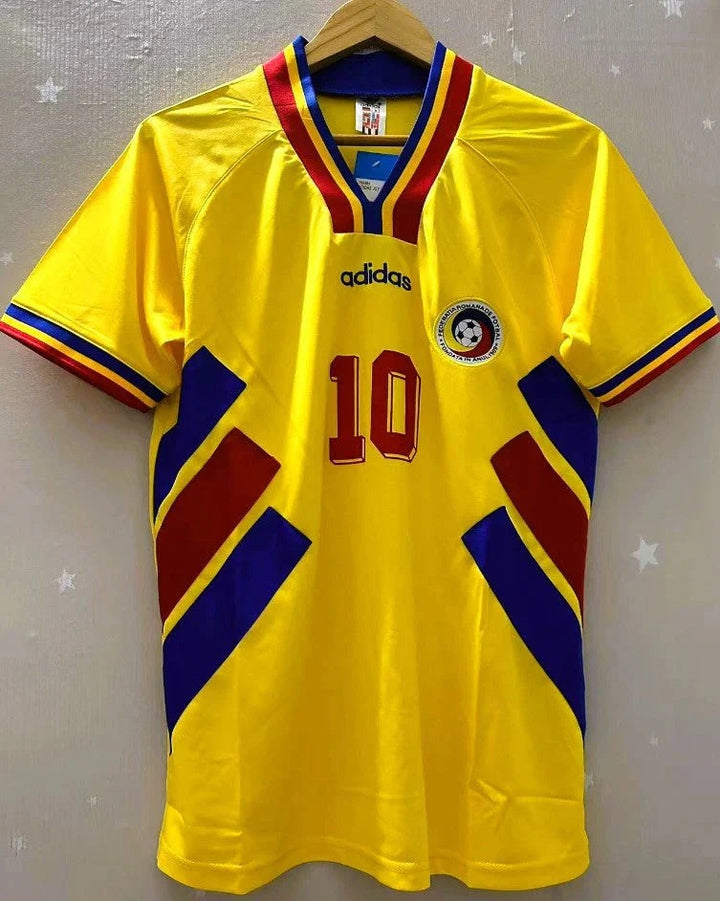 Camisa Retrô Romênia 1994/95 Home - HAGI #10